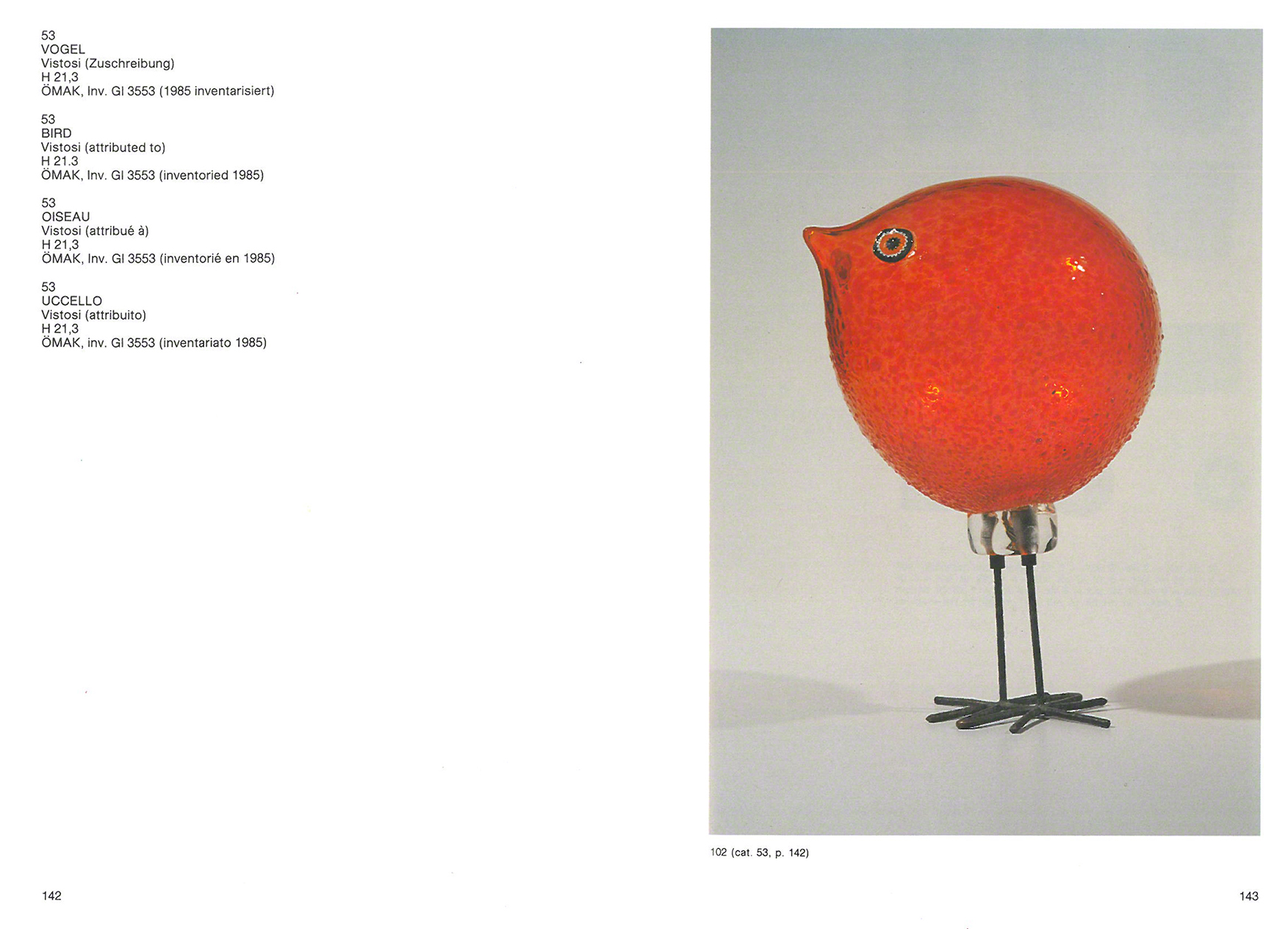 Italienisches Glas 1950-1960